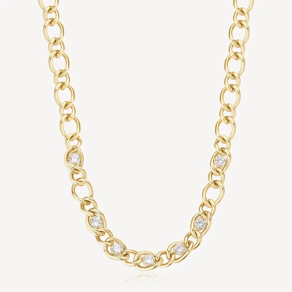 NWT Brosway Italia gold toned necklace Ribbon collection